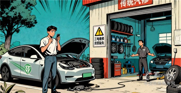 双节新能源维保爆单！多数门店卡在“三电”维修门外