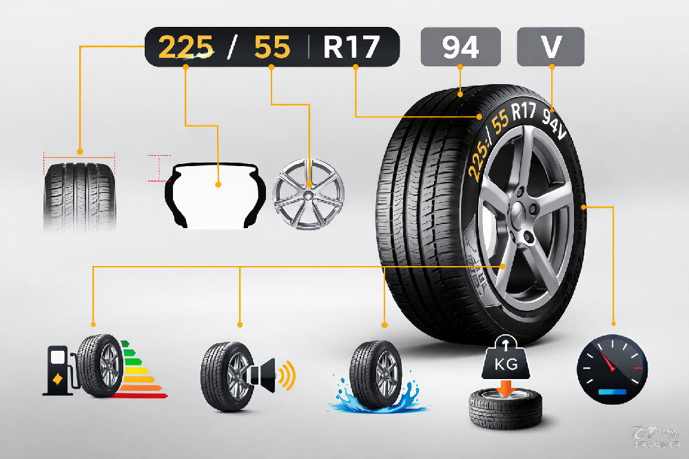 轮胎参数怎么看？一篇讲透型号、载重、速度等级与性能差异