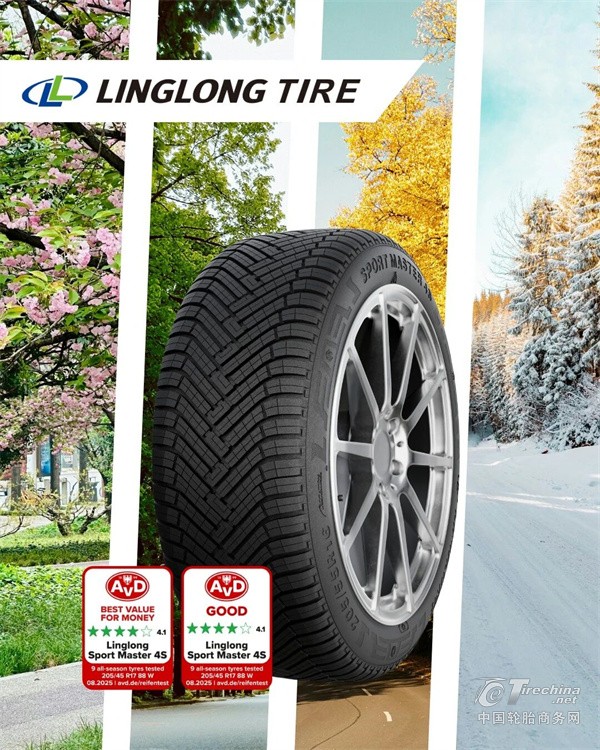 力压群雄！玲珑轮胎荣获德国权威机构测试大奖