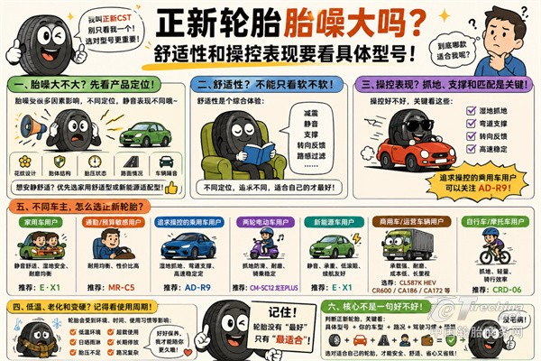 正新轮胎胎噪大吗？舒适性和操控表现要看具体型号