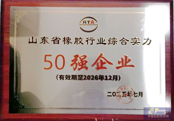 榜单揭晓！三角轮胎入选山东省橡胶行业综合实力50强