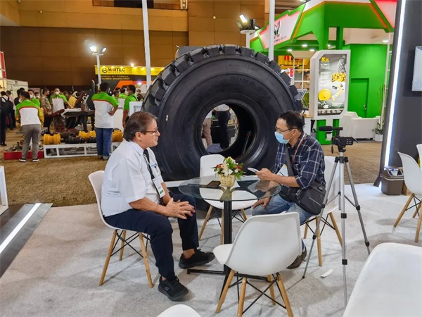 赛轮集团特种胎亮相印尼矿业展