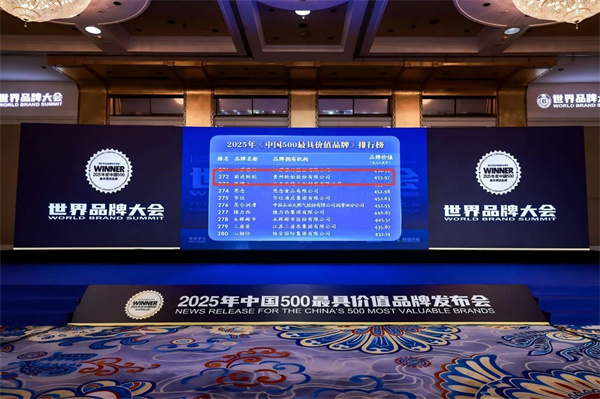 贵州轮胎荣登 “中国 500 最具价值品牌”——灯塔工厂铸就前进品牌价值新高度